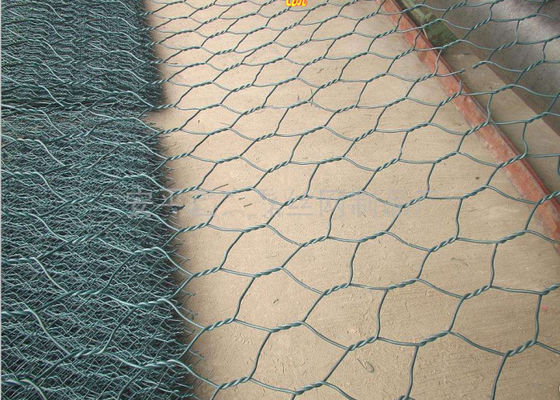2x1x1m PVC kaplı toprak donatı Gabion Hasır