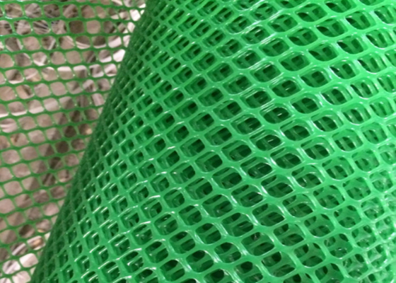 Balıkçılık için Düz 10x10mm Apeture Yeşil Plastik Mesh Netleştirme Hdpe